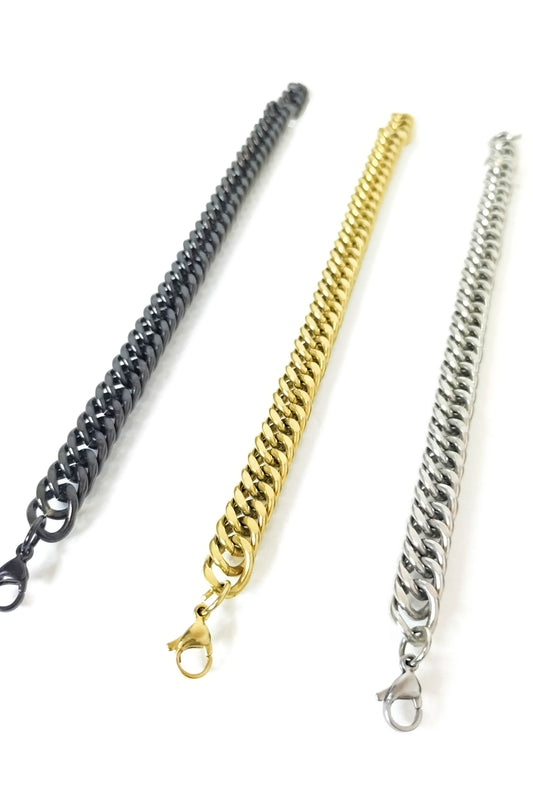 Simple Bracelet Silver Men