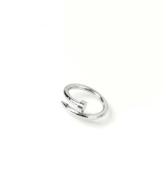 Nail ring Silver