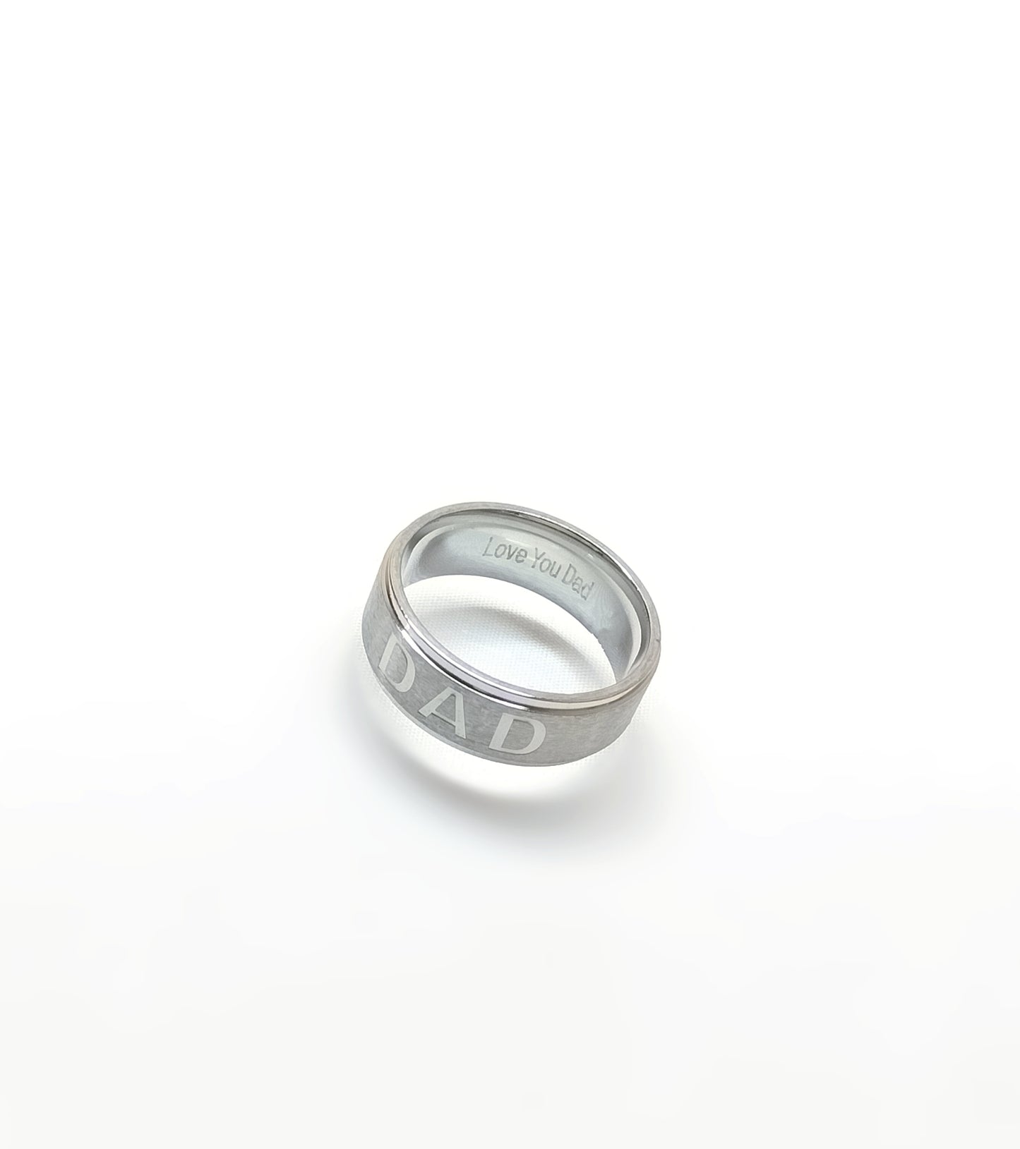 DAD I Love You Ring Silver