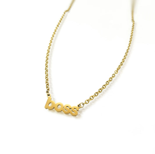 BOSS Necklace Gold
