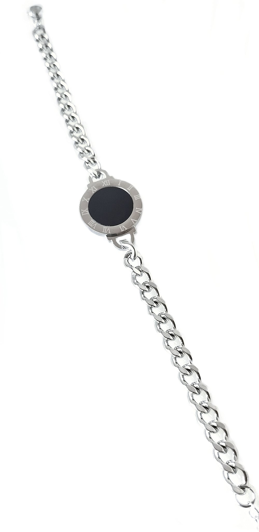 Roman Numberals Bracelet Silver
