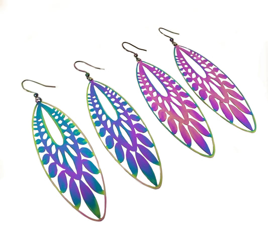 Colorful Earrings Stainless Steel