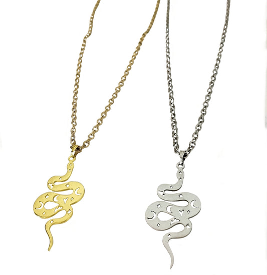 Snake Necklace Stainless Steel