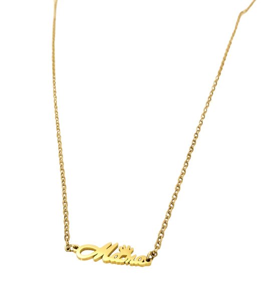 Mama Crown Necklace Gold