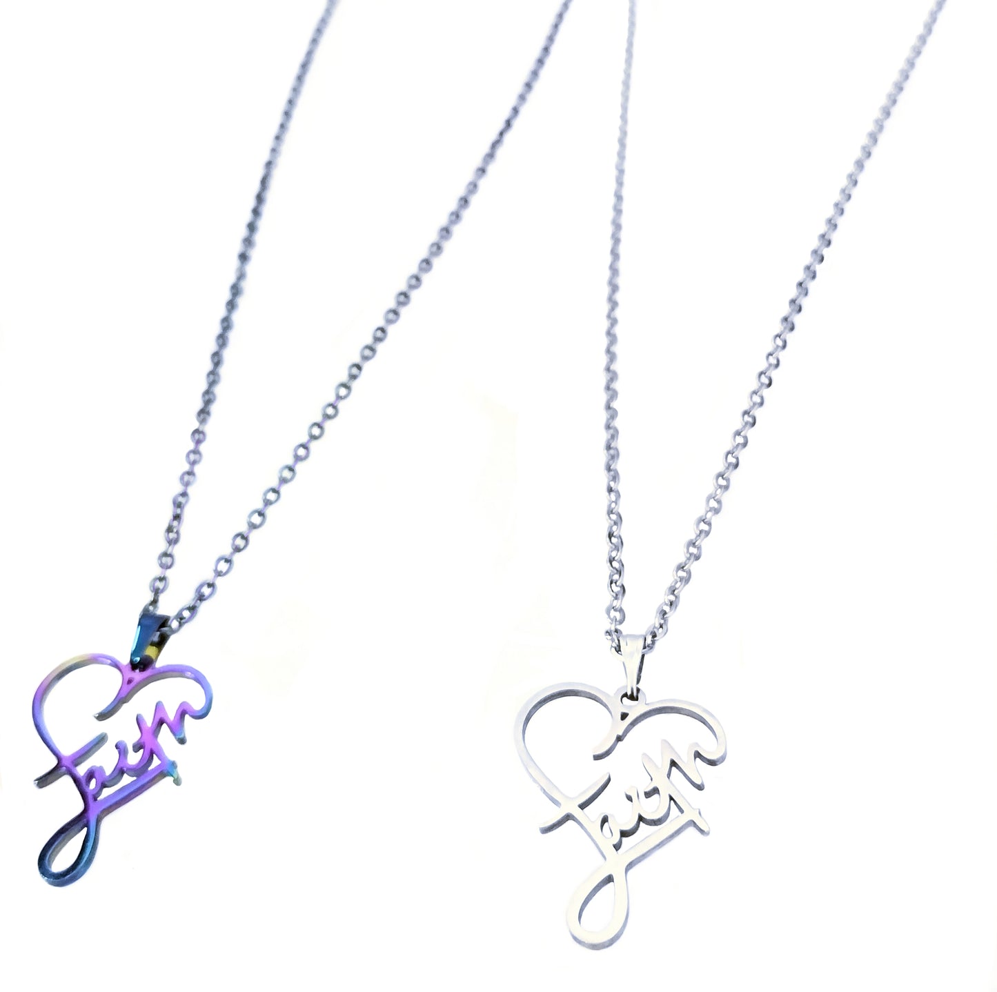 Faith Necklace Stainless Steel