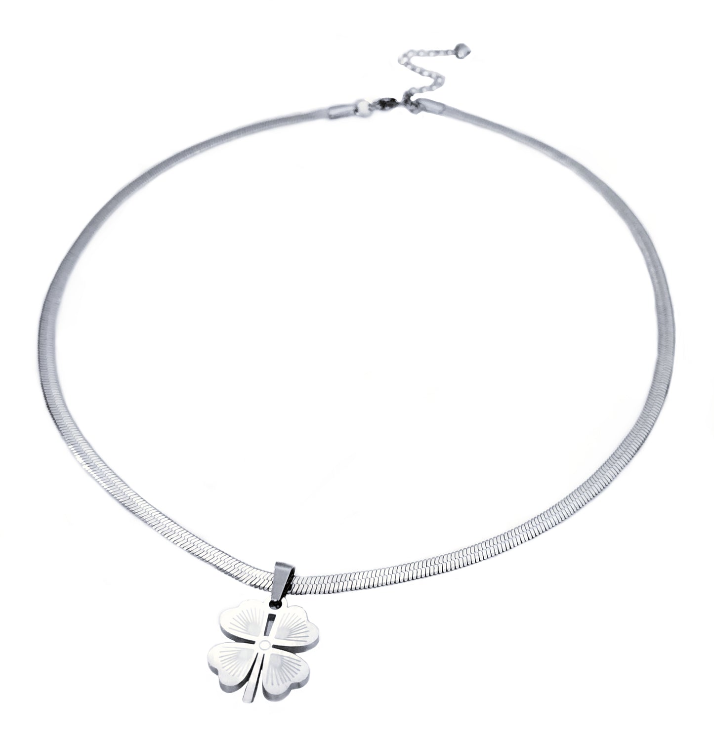 Clover Necklace Silver
