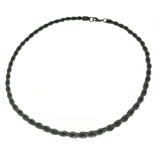 Rope Necklace Black