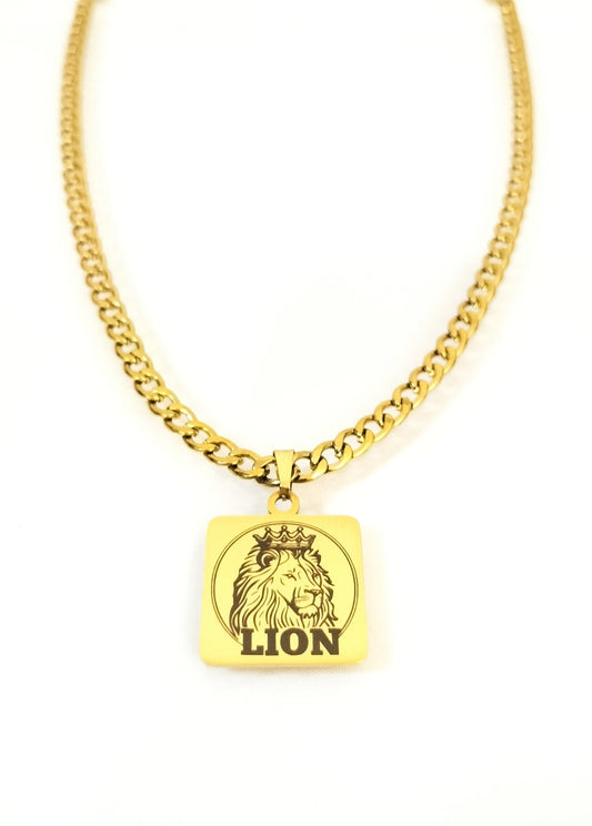 LION Necklace Gold