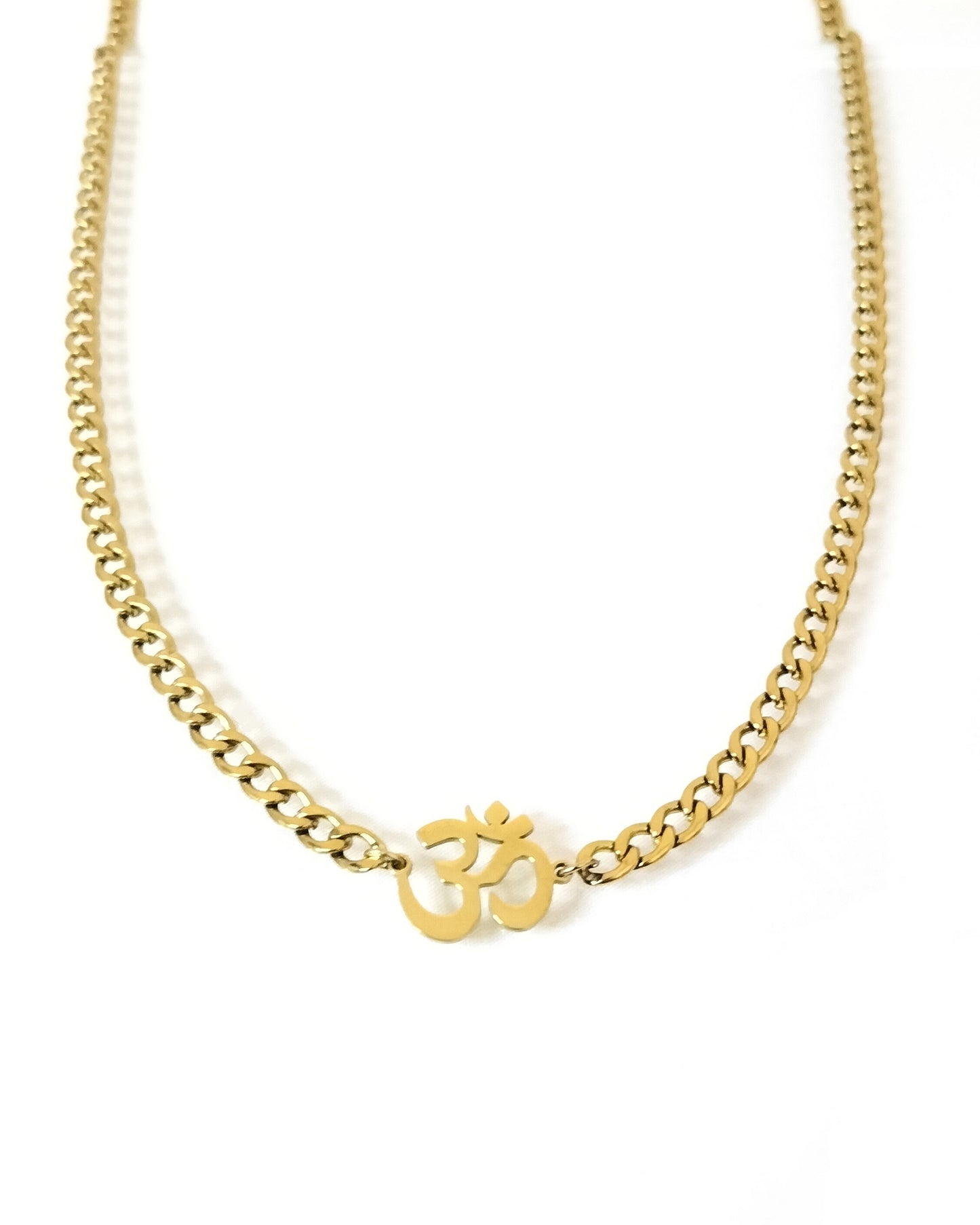 Ohm Hindoeïsme Necklace Gold