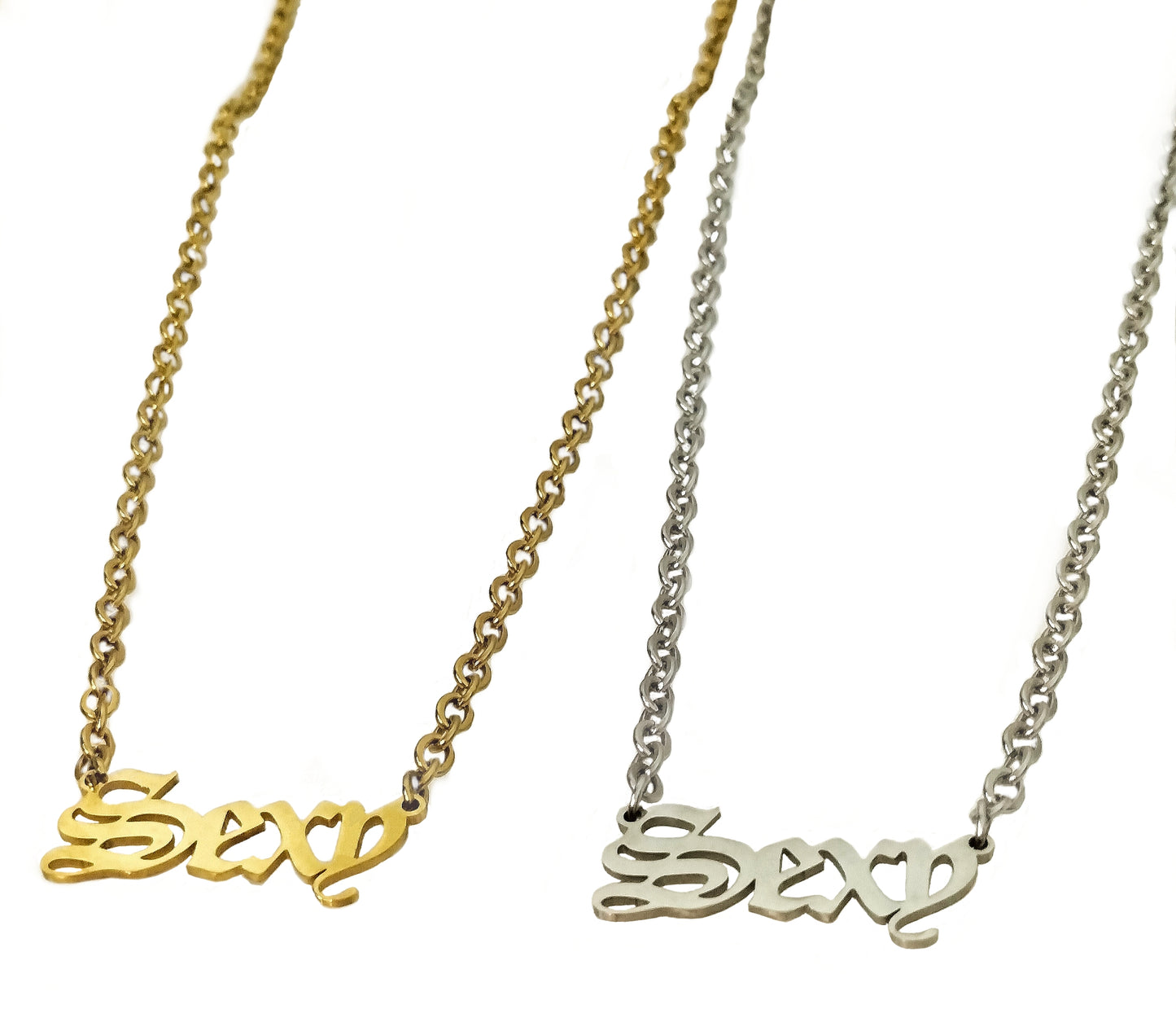 Sexy Letters Necklace Women