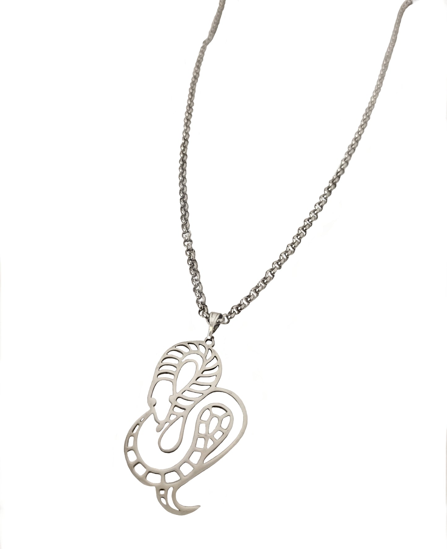 Snake Necklace Silver